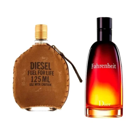 Combo 2 Perfumes Tester – Diesel Fuel For Life e Fahrenheit Dior 100ml